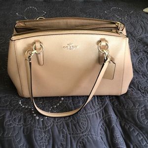 Coach purse -tan